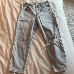 Abercrombie & Fitch The Mom High Rise Curve Love Jeans, Size 30/10
